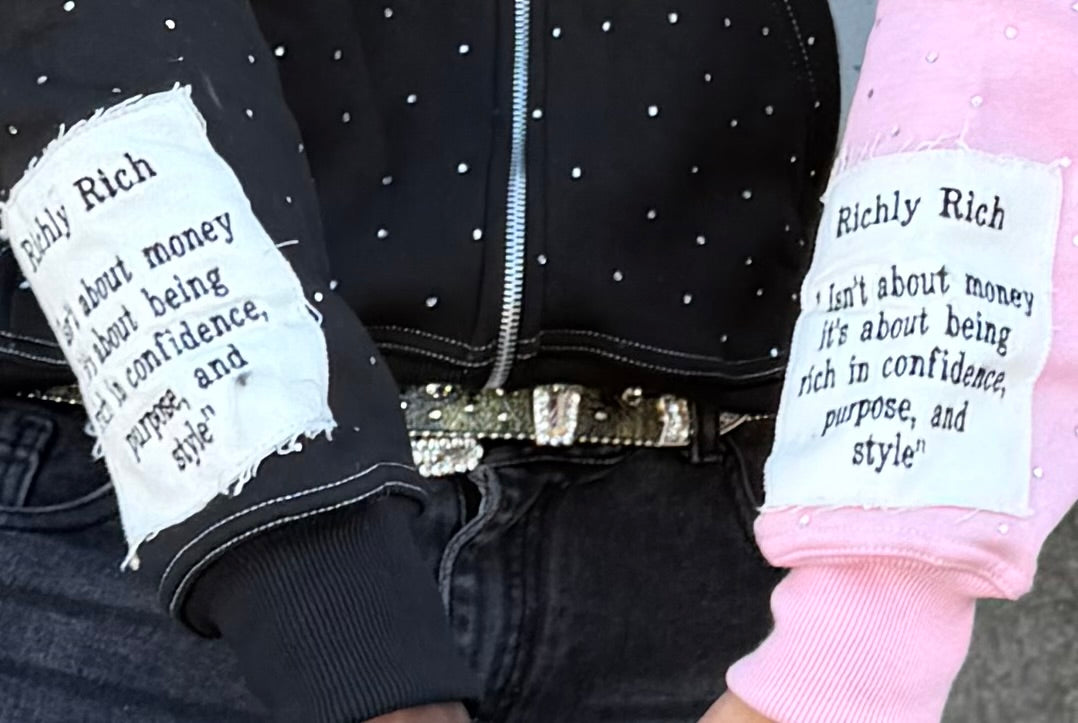 Richlyrich Rhinestone Jacket